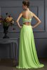 Robe de bal longue ligne a d'épaule asymétrique de princesse avec chiffon - 2