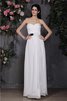 Vestido de Dama de Honor de Corte Recto de Escote Corazón de Largo de Flores - 1