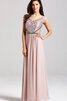 Abito da Damigella in Chiffon A-Line con Ricamo - 1