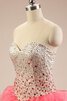 Organza Duchesse-Linie Perlenbesetztes langes Quinceanera Kleid mit Rüschen aus Spitze - 2