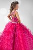 Vestido de Floristas de Corte Evasé en Lentejuelas de Largo de Hasta el suelo - 2