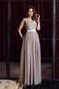Prinzessin Breiter Träger Bodenlanges Ballkleid mit Applikation mit Spaghettiträger - 3