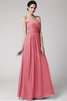 Robe demoiselle d'honneur plissage longue au drapée fermeutre eclair de fourreau - 26
