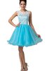 Robe douce seize moderne intemporel plissage ruché appliques - 1