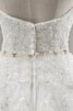 Herz-Ausschnitt Duchesse-Linie Empire bodenlanges Brautkleid mit Bordüre mit Applikation - 3
