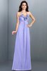 Prinzessin A-Linie Ärmelloses Normale Taille Brautjungfernkleid aus Chiffon - 18
