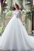 Abito da Sposa Cappellino conservatore sensuale favola con Perline Lungo - 1