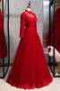 Abito da sposa a terra bellissima lungo lupetto in tulle favola - 3