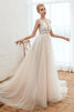 Abito da sposa a terra schiena nuda appariscente in pizzo lunghi medievale - 3