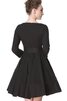 Robe demoiselle d'honneur naturel plissage en chiffon fermeutre eclair ruché - 2