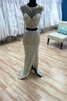Zweistück Meerjungfrau Stil Paillettenbesetztes natürliche Taile bodenlanges sexy Abendkleid - 3