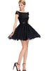 Robe de bal distinguee bref brillant naturel d'epaule ecrite - 3