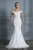 Robe de mariée onirique d'epaule ajourée majestueux plissage romantique - 1