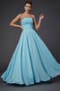 Ärmelloses Empire Taille trägerloser Ausschnitt Perlenbesetztes Ewiges Abendkleid - 1