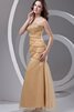 Herz-Ausschnitt A-Linie knöchellanges Abendkleid mit Kristall - 4