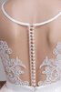 Auffällig Ärmelloses Tüll Extravagantes Brautkleid mit Stickerei - 4