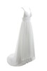 Robe de mariée vintage simple officiel couche multipliere textile en tulle - 4