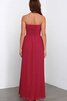 Abito da Damigella in Chiffon Elegante Lungo A-Line senza spalline - 13