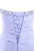 Abito da Sposa Cerniera sogno con paillette Moderno All Aperto con Applique Oscillare - 6
