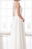 Blendend Ärmellos Pompöse Bodenlanges Sittsames Brautkleid - 3