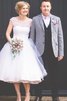 Abito da sposa senza maniche con increspature shiena sheer stravagante meraviglioso fancy - 1