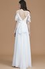 Normale Taille Prinzessin Spaghetti Träger A Linie Bodenlanges Brautjungfernkleid - 36