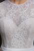 Robe de mariée étourdissant a eglise en chiffon au niveau de cou longue - 5
