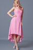 Reißverschluss Chiffon Empire Taille a linie bescheidenes schick Brautjungfernkleid - 5