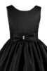 Robe de cortège enfant manche nulle ligne a col u profond avec nœud - 3