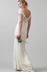 Kurze Ärmeln plissiertes enges glamouröses bodenlanges Brautkleid mit gekappten Ärmeln - 2