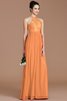 Prinzessin Normale Taille Reißverschluss Neckholder Chiffon Brautjungfernkleid - 25