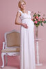 Bezaubernd Empire Taille Festliches Brautkleid mit V-Ausschnitt mit Empire Tailler - 2
