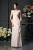 Vestido de Madrina de Corte princesa de Corte-A de Hasta el suelo de Escote redondo - 1