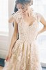 Robe de mariée vintage plissé elégant exceptionnel bucolique - 3