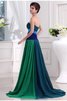 Ärmelloses Sweep train Normale Taille Prinzessin Ballkleid aus Chiffon - 2