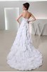 A-Line Taft Prinzessin Anständiges Brautkleid ohne Ärmeln - 2