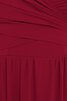 Gerüschtes Chiffon modisches Brautjungfernkleid mit kreuz - 18