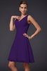 Vestido de Dama de Honor de Corte-A de Drapeado de Plisado de Natural - 23