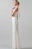 Abito da Sposa Moderno stravagante Formale E Informale a riva A Terra V-Scollo - 4