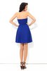 Robe de cocktail naturel bref a-ligne avec zip avec sans manches - 2