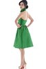 Robe demoiselle d'honneur bref avec sans manches ligne a fermeutre eclair - 3