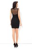 Chiffon Ärmelloses Natürliche Taile Bezauberndes Kurzes Cocktailkleid - 2