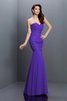 Chiffon Plissiertes Bodenlanges Brautjungfernkleid mit Herz-Ausschnitt mit Empire Taille - 24