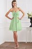 Abito da Damigella in Chiffon A-Line Naturale con Piega Principessa - 26