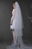 Robe de mariée naturel avec lacets de traîne moyenne de bustier avec sans manches - 2