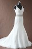 Vestido de Novia de Corte Sirena en Encaje y Lentejuelas de Abalorio de con Lentejuelas - 1