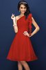 Vestido de Dama de Honor de Corte princesa de Sin mangas de Un sólo hombro de Corto - 21