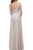 Vestido de Dama de Honor de Corte-A en Tul de Apliques de Escote de Tirantes Espaguetis - 2