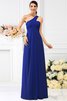 Vestido de Dama de Honor de Corte-A de Hasta el suelo de Cremallera de Largo - 25