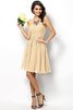 Abito da Damigella Cuore Cerniera Principessa A-Line in Chiffon - 6